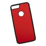 Защитная крышка "LP" для iPhone 8 Plus/7 Plus "Термо-радуга" оранжевая-желтая (европакет)