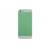 Корпус для Apple iPhone 5 зеленый с держателем sim вставки белые