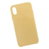 Силиконовый чехол для iPhone X "Silicon Case" (желтый)