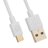 USB кабель WK Worm WDC-052 USB Type-C белый