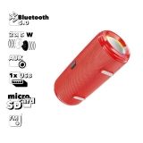 Bluetooth колонка BOROFONE BR13 Young Sports BT 5.0, 5Wx2, AUX, microSD, USB, FM (красная)
