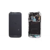 Дисплей (экран) в сборе с тачскрином для Samsung Galaxy S4 GT-I9505 черный c рамкой (Premium LCD)