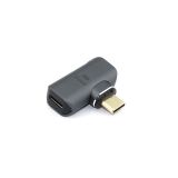 Переходник USB 4 Type C (f)-(m) угловой с магнитным разъёмом тип 1