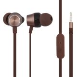 Гарнитура HOCO M32 Contented Wave Universal Earphone With Mic (коричневая)