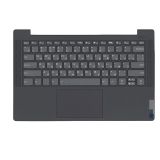 Клавиатура (топ-панель) для ноутбука Lenovo IdeaPad 5-14ALC05 черная с черным топкейсом