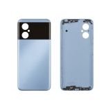 Задняя крышка для Xiaomi Poco M4 5G (22041219PG) голубой