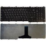 Клавиатура для ноутбука Toshiba Satellite A500 L350 L500 черная глянцевая
