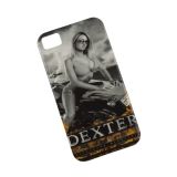 Силиконовый чехол Девчонка мото мото Dexter для Apple iPhone 4, 4s черный