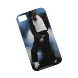 Силиконовый чехол Майкл Джексон для Apple iPhone 4, 4s черный