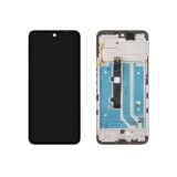 Дисплей (экран) в сборе с тачскрином для Tecno Spark 30 Pro (KL7) черный с рамкой OLED