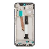Дисплей (экран) в сборе с тачскрином для Xiaomi POCO X3, POCO X3 NFC (M2007J20CG) синий с рамкой (Premium LCD)