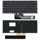Клавиатура для ноутбука Lenovo Yoga 6 13ABR8 черная под подсветку