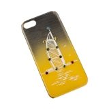 Защитная крышка Небоскреб желтый лак со стразами для Apple iPhone 5, 5s, SE, желтая