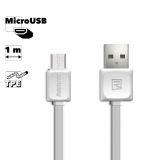Кабель USB REMAX RC-008m Fast Data MicroUSB 1м TPE (белый)