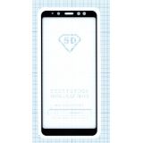 Защитное стекло для Samsung Galaxy A8 Plus черное