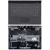 Клавиатура (топ-панель) для ноутбука Lenovo Legion Y730-15ICH серая с серым топкейсом