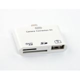 Camera Connection Kit для iPad 4, iPad mini 3 в 1 MicroSD, SD,USB, коробка