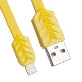 USB Дата-кабель REMAX Fishbone для Apple 8 pin желтый