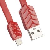 USB Дата-кабель REMAX Fishbone для Apple 8 pin красный