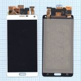Дисплей (экран) в сборе с тачскрином для Samsung Galaxy Note 4 SM-N910C, SM-N910H белый (TFT-совместимый)