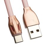 USB Дата-кабель Remax Laser Data Cable RC-035i USB Type C 1м (розовое золото)