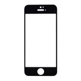 Защитное стекло для Apple iPhone 5, 5s, SE Tempered Glass 3D черное ударопрочное