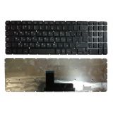 Клавиатура для ноутбука Toshiba Satellite L50-B, L50D-B, L55DT-B черная без рамки, большой Enter