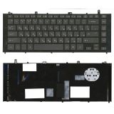 Клавиатура для ноутбука HP ProBook 4420S 4421S 4425S черная с черной рамкой
