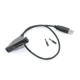 Переходник miniSATA на USB 2.0 на шнурке 50см с индикаторами питания и чтения HDD