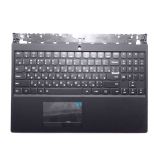 Клавиатура (топ-панель) для ноутбука Lenovo Legion Y530-15ICH черная c черным топкейсом