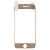 Защитная акриловая 3D пленка LP для Apple iPhone 6, 6s Plus с золотой рамкой, прозрачная