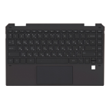 Клавиатура (топ-панель) для ноутбука HP Spectre X360 13-AW TPN-Q225 коричневая с коричневым топкейсом