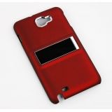 Защитная крышка Flip Cover для Samsung N7000, i9220 Galaxy Note подставка красная, пластик
