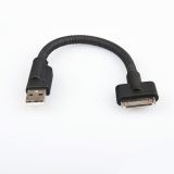 USB Дата-кабель жесткий держатель для Apple iPhone 4, 4S 30 pin, коробка