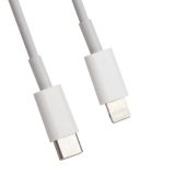 USB кабель-переходник с USB Type-C для Apple 8 pin, белый, коробка