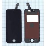 Дисплей (экран) в сборе с тачскрином для iPhone 5C (Hancai) черный