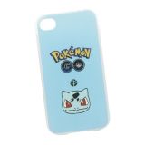 Силиконовый чехол Pokemon Go Сквиртл для Apple iPhone 4, 4s голубой