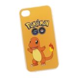 Силиконовый чехол Pokemon Go Чармандер для Apple iPhone 4, 4s оранжевый