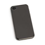 Силиконовый чехол TPU Case для Apple iPhone 4, 4s черный, матовый