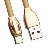 USB Дата-кабель Remax Laser Data Cable RC-035i USB Type C 1м (золотой)