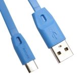 USB Дата-кабель Remax Full Speed Micro USB 1м (голубой)
