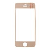 Защитное стекло для Apple iPhone 5, 5s, SE Tempered Glass 3D золотое ударопрочное
