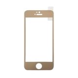 Защитное стекло для Apple iPhone 5, 5s, SE Tempered Glass 0,33 мм 9H двойное, золотое, ударопрочное