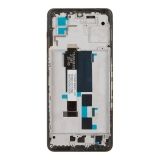 Дисплей (экран) в сборе с тачскрином для Xiaomi Redmi Note 10 Pro 5G черный с рамкой (Premium LCD)