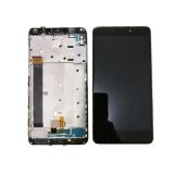 Дисплей (экран) в сборе с тачскрином для Xiaomi Redmi Note 4 черный с рамкой (Premium LCD)