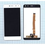 Дисплей (экран) в сборе с тачскрином для Huawei Y5 2017 белый