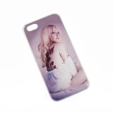 Защитная крышка со стразами Девушка блондинка для Apple iPhone 5, 5s, SE коробка