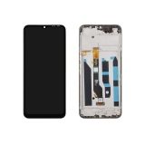 Дисплей (экран) в сборе с тачскрином для Tecno Spark 8P (KG7N) черный с рамкой (Premium LCD)
