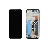 Дисплей (экран) в сборе с тачскрином для Tecno Pova Neo 2 (LG6n) черный с рамкой (Premium LCD)
