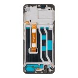 Дисплей (экран) в сборе с тачскрином для Realme C21Y (RMX3263) черный с рамкой (Premium LCD)